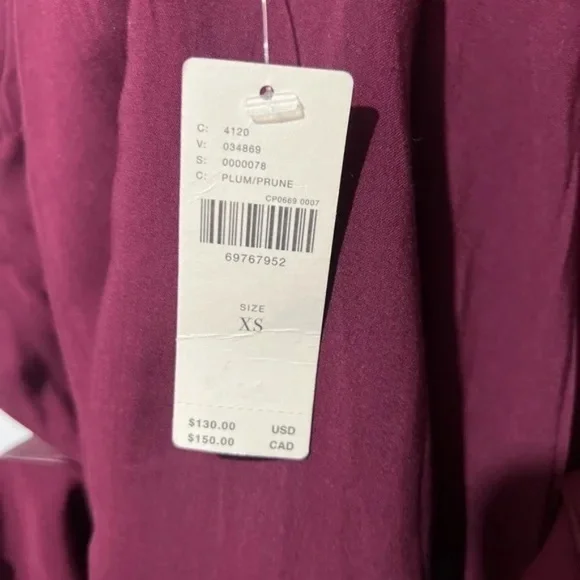 NWT Maeve Faux Leather Pinafore in XS - Picture 8 of 9